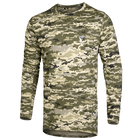 Лонгслив тактичечкий мужская футболка с длинным рукавом для силовых структур M ММ14 TR_6676M - изображение 1