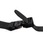Ремінь тактичний розвантажувальний офіцерський портупея швидкозмінна 125см 5905 Чорний TR_5905 - зображення 7