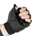 Перчатки тактические полевые универсальные рукавицы для охотников и силовых структур L Олива TR_6606L - изображение 9