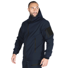 Куртка тактична зносостійка легка тепла куртка для спецслужб XXL Синій TR_6588XXL - зображення 3