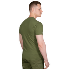 Футболка чоловіча тактична польова повсякденна футболка для спецсужб S Зелений TR_2408S - зображення 4