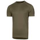 Футболка мужская тактическая полевая повседневная футболка для спецсужб (L) Олива TR_7102 (L) - изображение 1