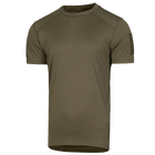 Футболка чоловіча тактична польова повсякденна футболка для спецсужб (L) Олива TR_7102 (L) - зображення 1