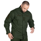 Китель тактический полевая уставная куртка для силовых структур KOMBAT XXL Олива TR_6526XXL - изображение 2