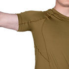 Футболка чоловіча тактична польова повсякденна футболка для спецсужб (XXL) Койот TR_7137 (XXL) - зображення 5