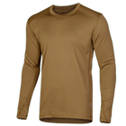 Чоловічий лонгслів тактовний чоловіча футболка з довгим рукавом для силових структур (L) Койот TR_7103 (L) - зображення 1