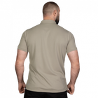 Поло футболка тактична польова повсякденна футболка для силових структур XXXL Бежевий TR_958XXXL - зображення 4