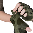 Рукавички тактичні польові універсальні рукавиці для мисливців та силових структур L Олива TR_6649L - зображення 2