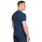 Футболка чоловіча тактична польова повсякденна футболка для спецсужб S Синій TR_2410S - зображення 4