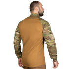 Рубашка боевая тактическая дышащая рубашка для специальных подразделений UBACS XL Multicam/Койот TR_7082 (XL) - изображение 4
