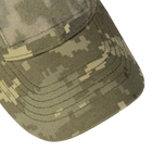 Бейсболка універсальна тактична кепка для спецслужб KOMBAT 5856 ММ14 TR_5856 - зображення 6