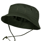 Панама тактическая универсальная маскировочный головной убор для спецслужб 60 Олива TR_6644-60 - изображение 1