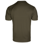 Футболка мужская тактическая полевая повседневная футболка для спецсужб XXXL Олива TR_5864XXXL - изображение 4