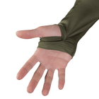 Чоловічий лонгслів тактова чоловіча футболка з довгим рукавом для силових структур M Оліва TR_7065M - зображення 6
