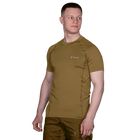 Футболка тактическая мужская летняя повседневная футболка для силовых структур M Койот TR_7137 (M) - изображение 3