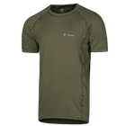 Футболка мужская тактическая полевая повседневная футболка для спецсужб (XXXL) Олива TR_7099 (XXXL) - изображение 1