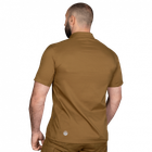 Поло футболка тактическая полевая повседневная футболка для силовых структур XXXL Койот TR_2347XXXL - изображение 4
