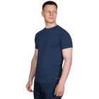 Футболка чоловіча тактична польова повсякденна футболка для спецсужб XL Синій TR_2410XL - зображення 3