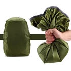 Чехол на рюкзак зеленый кавер 45 -60 л - изображение 3