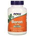 Бор, Boron, Now Foods, 3 мг, 250 капсул, (NOW-01412)