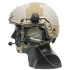 Адаптер кріплення для активних навушників 3M Peltor ARC для військових шоломів з рейковою системою - зображення 3