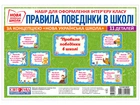 НУШ Набір карток "Правила поведінки у школі" 4823076144500