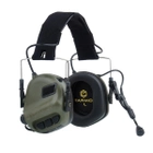 Активні навушники тактичні Earmor М32 з гарнітурою олива - зображення 6