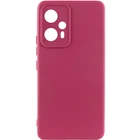 Чехол Silicone Cover Lakshmi Full Camera (A) для Xiaomi Redmi Note 12T Pro Бордовый / Marsala Без бренда