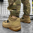 Мужские водонепроницаемые Ботинки Makva на гибкой резиновой подошве / Легкие Берки койот размер 42 - изображение 4