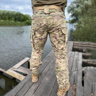Чоловічі міцні Штани «Гетьман» із Посиленими колінами / Щільні Брюки саржа мультикам розмір M - зображення 5