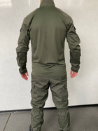 Тактический костюм олива (убакс со штанами) для НГУ, ВСУ рип-стоп XXXL - изображение 4