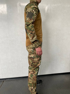 Костюм армійський мультикам-койот з наколінниками та налокітниками (убакс + штани) CoolMax L - зображення 4