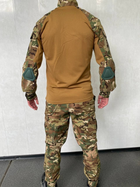 Костюм армейский мультикам-койот с наколенниками и налокотниками (убакс + штаны) CoolMax L - изображение 5