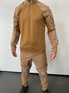 Тактический костюм с наколенниками и налокотниками (убакс + штаны) койот для ВСУ XXXL - изображение 4