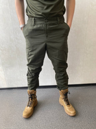 Тактичний костюм олива (убакс зі штанами) для НГУ, ЗСУ ріп-стоп XL - зображення 7