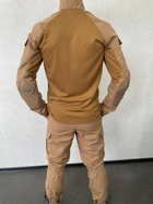 Тактичний костюм з наколінниками та налокітниками (убакс + штани) койот для ЗСУ XXL - зображення 6