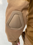 Тактичний костюм з наколінниками та налокітниками (убакс + штани) койот для ЗСУ XXL - зображення 11