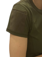 Жіноча футболка тактична військова XXL олива - зображення 2