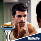 Pasek do golenia dla mężczyzn Gillette Sensor 3 z 6 wymiennymi wkładami (7702018550807) - obraz 4