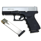 Стартовий пістолет KUZEY GN-19#1 Shiny Chrome Plating/Black Grips - зображення 3