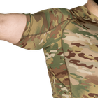 Футболка чоловіча тактична польова повсякденна футболка для спецсужб (L) Multicam (OPT-9331) - зображення 6