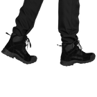 Ботинки тактические мужские износостойкие полевые берцы для силовых структур 45 Черный (OPT-43441) - изображение 3