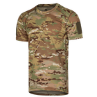 Футболка чоловіча тактична польова повсякденна футболка для спецсужб (M) Multicam (OPT-8341) - зображення 1