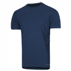 Футболка чоловіча тактична польова повсякденна футболка для спецсужб M Синій (OPT-7181) - зображення 1