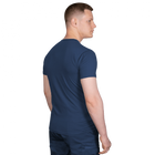 Футболка мужская тактическая полевая повседневная футболка для спецсужб M Синий (OPT-7181) - изображение 4