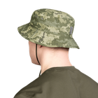 Панама тактическая универсальная маскировочный головной убор для спецслужб 57 ММ14 (OPT-5201) - изображение 3