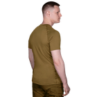 Футболка чоловіча тактична польова повсякденна футболка для спецсужб (S) Койот (OPT-9331) - зображення 4