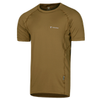Футболка чоловіча тактична польова повсякденна футболка для спецсужб (L) Койот (OPT-9331) - зображення 1