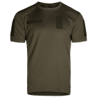 Футболка мужская тактическая полевая повседневная футболка для спецсужб XXXL Олива (OPT-6371) - изображение 1