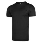 Футболка чоловіча тактична польова повсякденна футболка для спецсужб XL Чорний (OPT-5151) - зображення 1